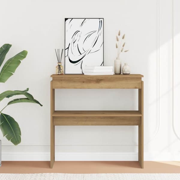 konsolipöytä Artisan Oak 80x30x80 cm