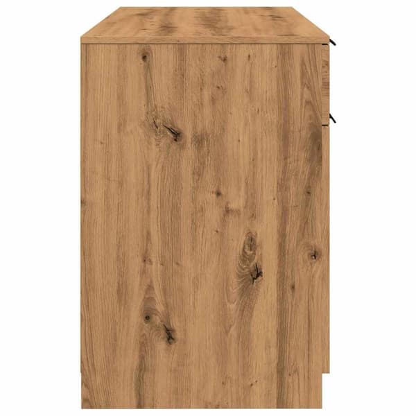 skrivebord 100x50x75 cm konstrueret træ kunsteg