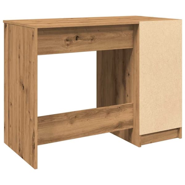 skrivebord 100x50x75 cm konstrueret træ kunsteg