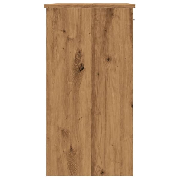 Työpöytä artesaani tammi 80x40x75 cm lastulevy