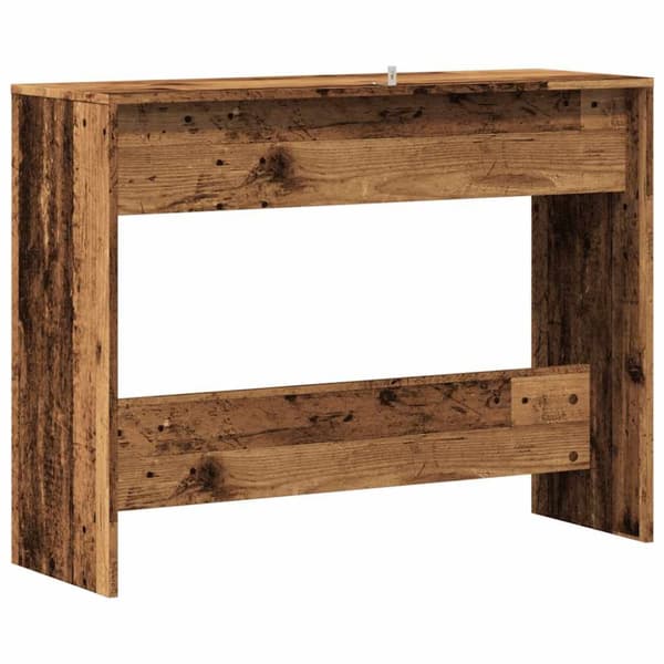 konsolbord 100x35x76,5 cm konstrueret træ antikt træ