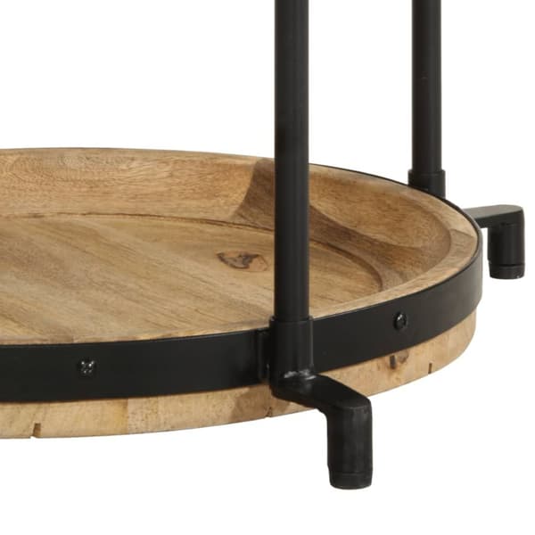 sidebord Ø55x83 cm massivt mangotræ