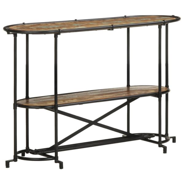 konsolbord 110x42x76 cm massivt genbrugstræ