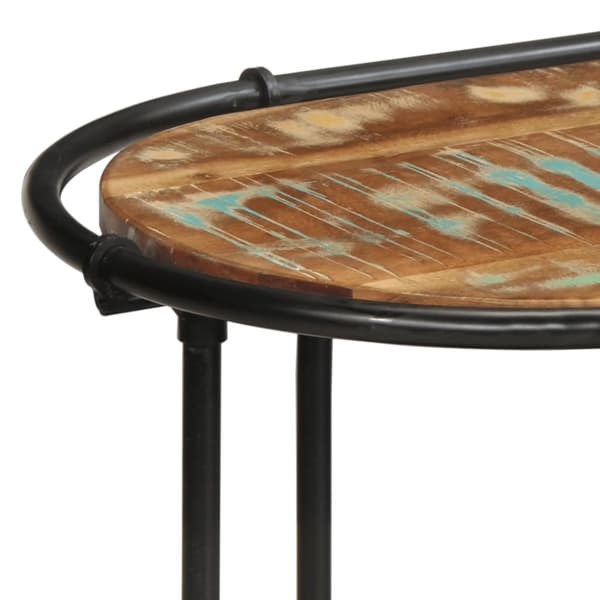 konsolbord 110x42x76 cm massivt genbrugstræ