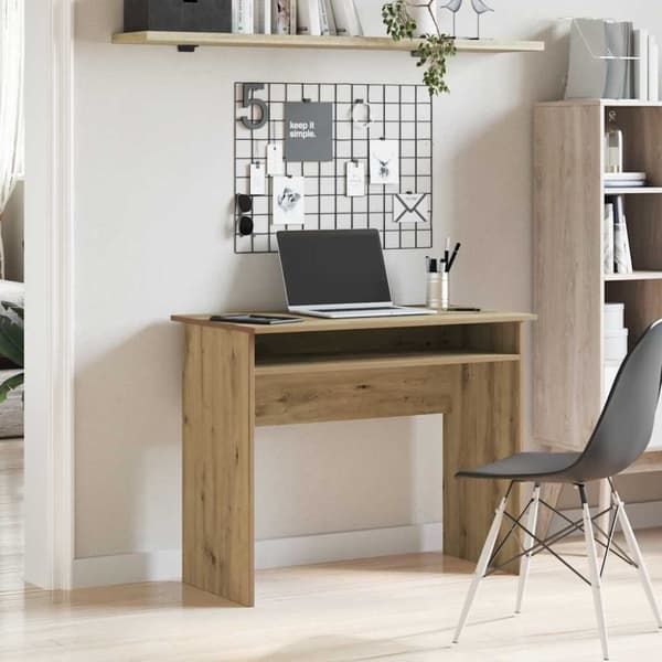 Työpöytä Artisan Oak 90x50x74 cm Puu Materiaali
