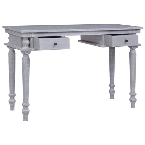 skrivebord 115x50x78 cm massivt mahognitræ