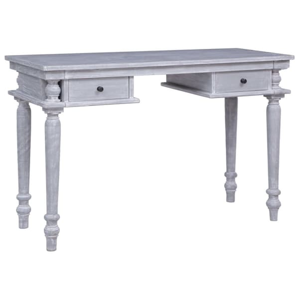 skrivebord 115x50x78 cm massivt mahognitræ