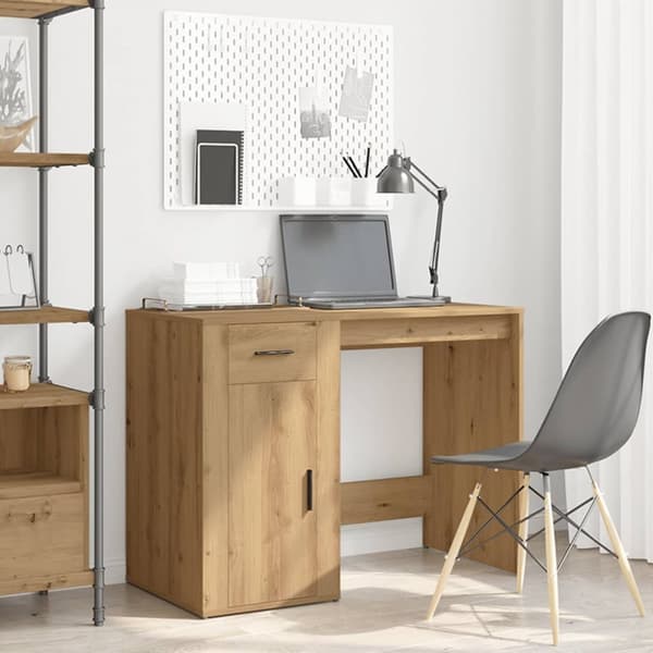 Työpöytä Artisan Oak 100x50x76 cm Puu Materiaali
