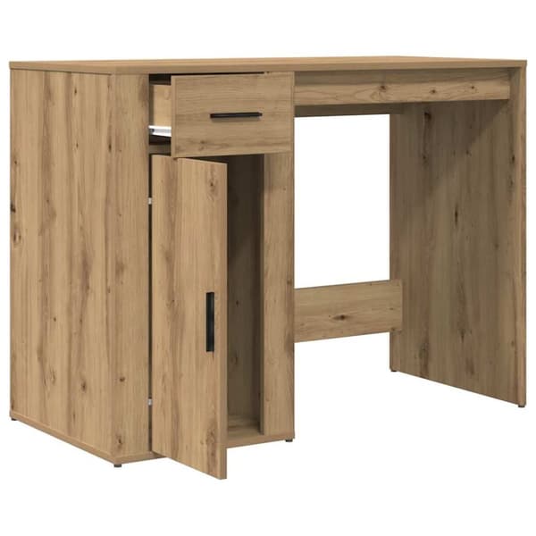 Työpöytä Artisan Oak 100x50x76 cm Puu Materiaali