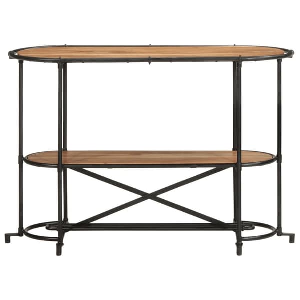 konsolbord 110x42x76 cm massivt akacietræ