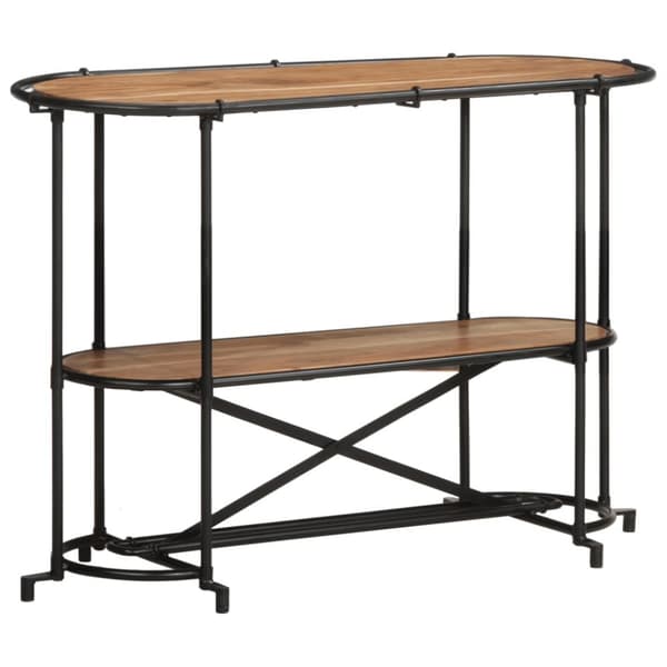 konsolbord 110x42x76 cm massivt akacietræ