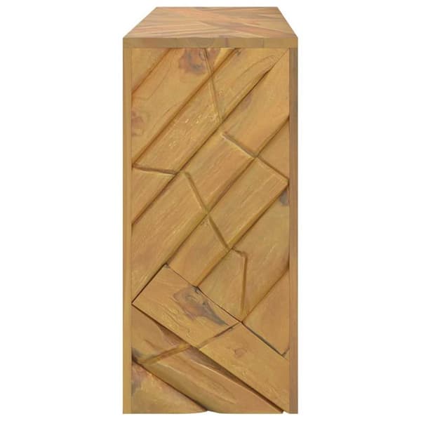 konsolipöytä 110x35x75 cm massiivi tiikiä
