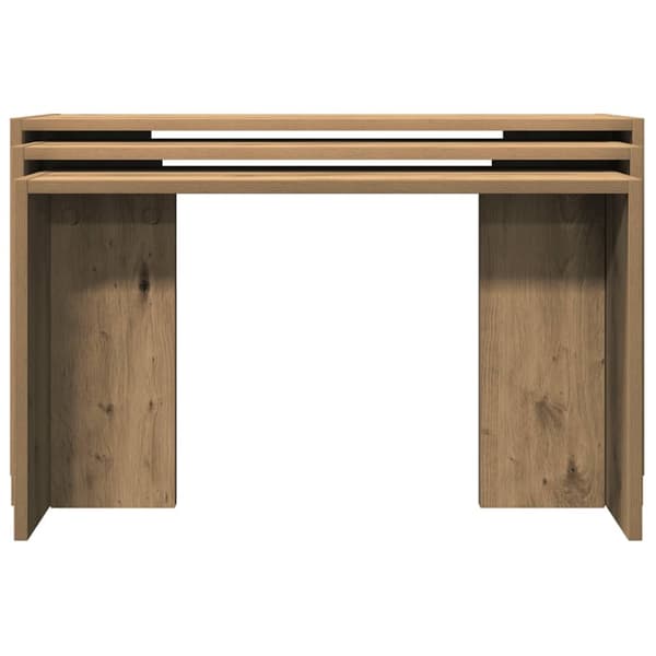 Slip-On pöydät, 3 kpl, Artisan Oak
