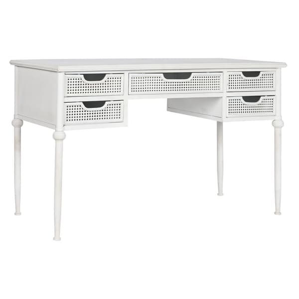 Skrivebord Home ESPRIT Hvid Metal 122 x 50 x 76 cm
