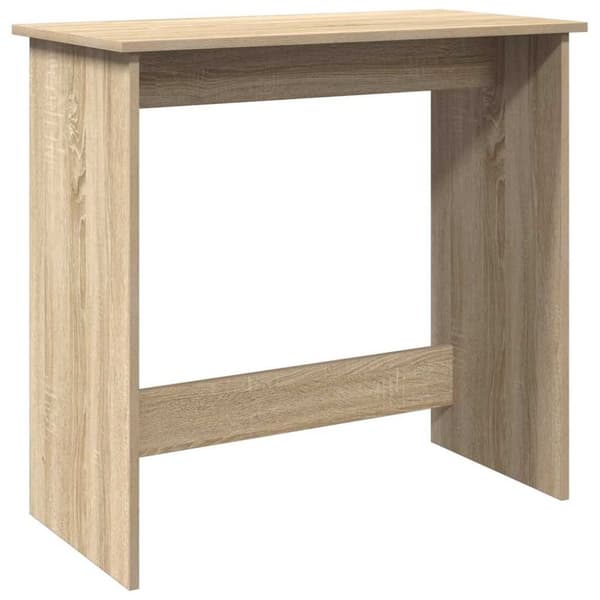 Skrivbord sonoma-ek 80x40x75 cm konstruerat trä