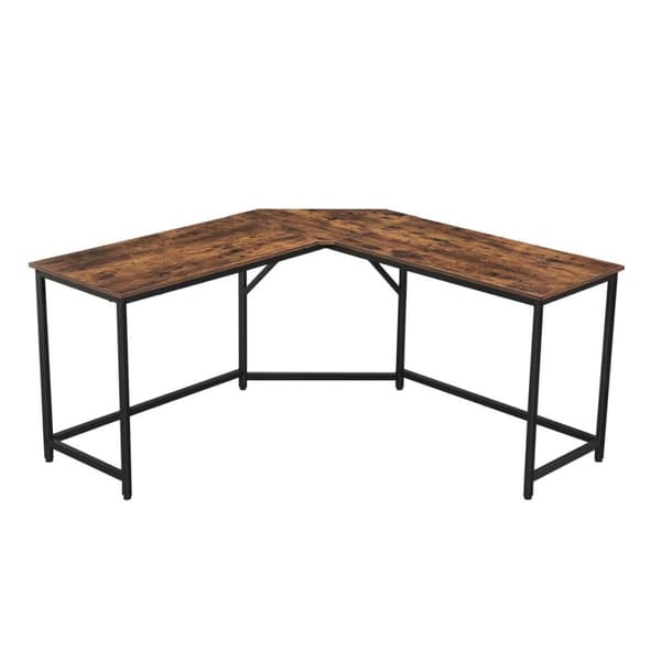 Höger hörnskrivbord i industriell stil - L149 x D149 cm