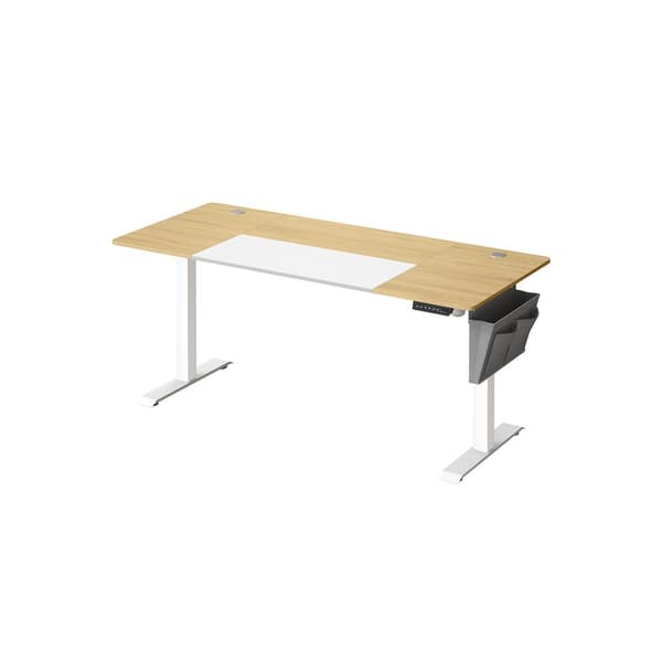 Skrivebord - højde -justerbar skrivebord - forskellige positioner - 70 x 160 cm - mørkebrun