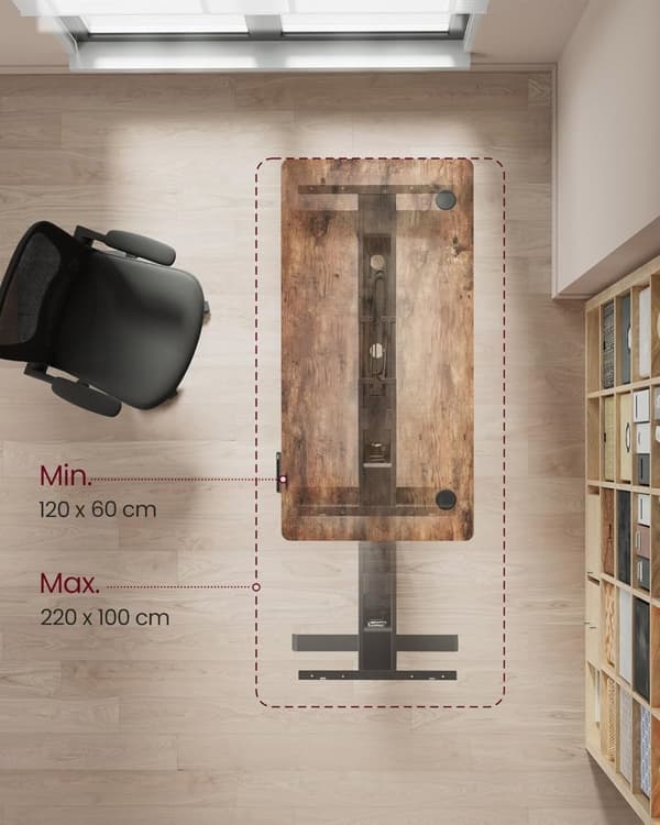 Höjd -justerbar skrivbord - elektrisk - med minnesfunktion