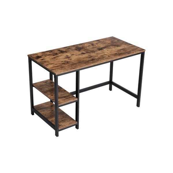 Pöytä - PC -taulukko 2 hyllyä - vasen tai oikea asennettava - 120 x 60 x 75 cm