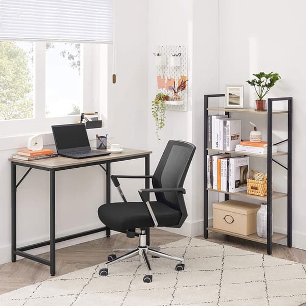 Desk - SMAL Office Office - Computer Table - 100 x 50 x 75 cm - Grå/svart