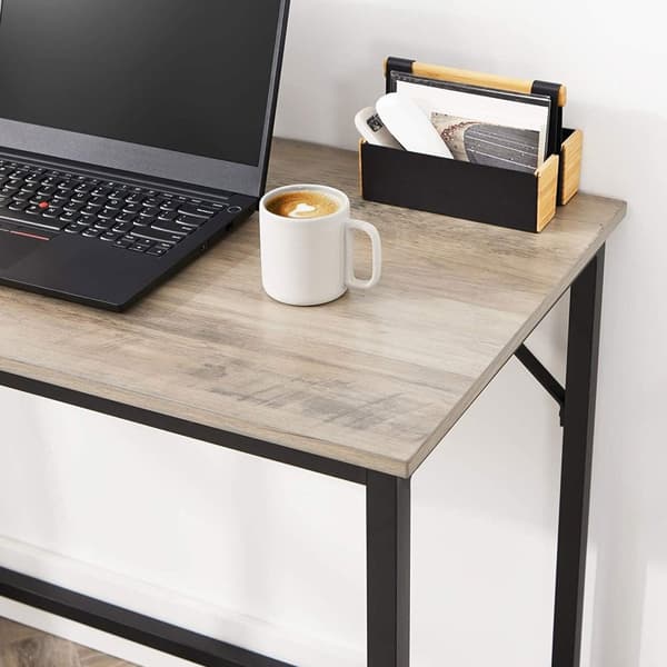 Desk - SMAL Office Office - Computer Table - 100 x 50 x 75 cm - Grå/svart