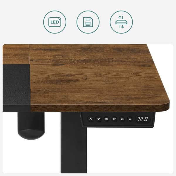 Sit Stand Desk - Computed Table - Højdejusterbar - med hjul