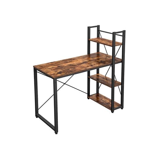 Skrivebord med reol
