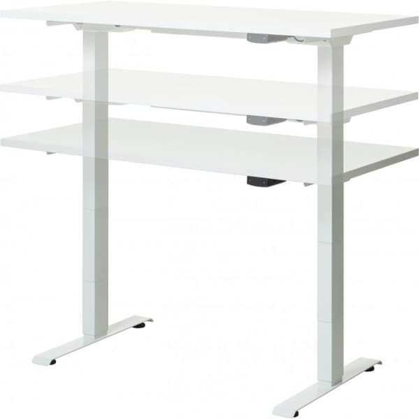 Elfen Ergodesk Modest II - elbordets ram, vit