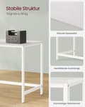 Miniatyrbild 4 av 6: Skrivbord med 2 hyllor - modern - esdoornwit