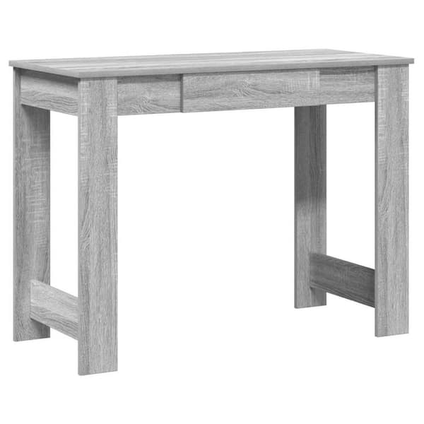 Skrivbord grå sonoma 100x45x75 cm konstruerat trä