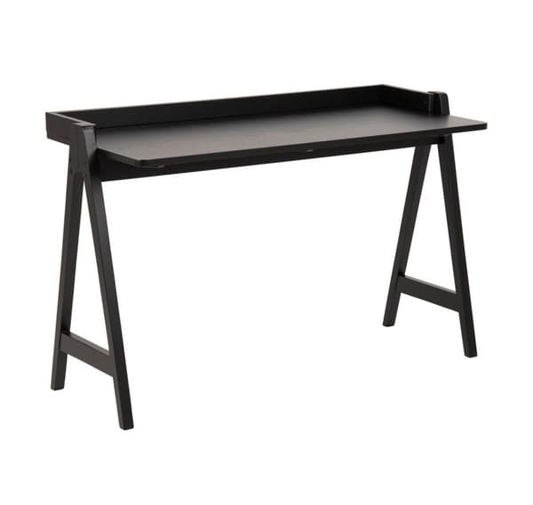Työpöytä MISO, 126x51xH80cm, mustaksi petsattu tammi