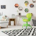 Miniatyrbild 3 av 6: Svängbar stol för barn - hjh OFFICE - KID COLOUR - Grön - Tyg