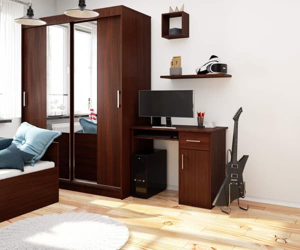 SKRIVEBORD PIN WENGE