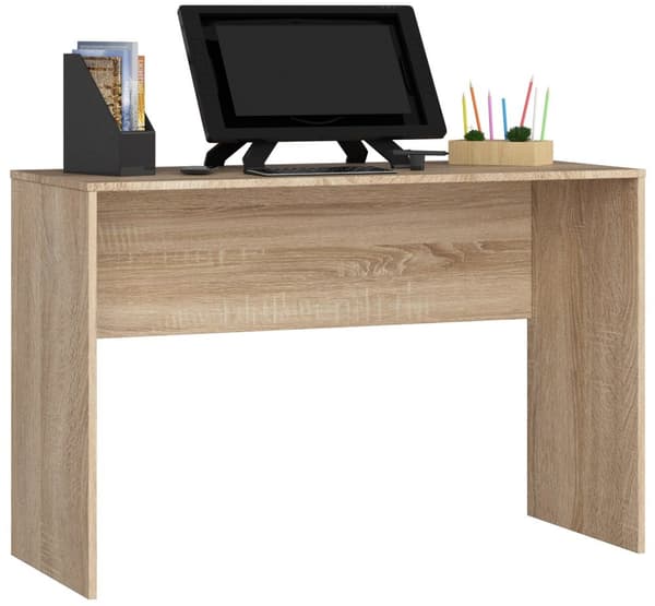 SKRIVEBORD B-17 PROST 120 cm SONOMA FRISTÅENDE