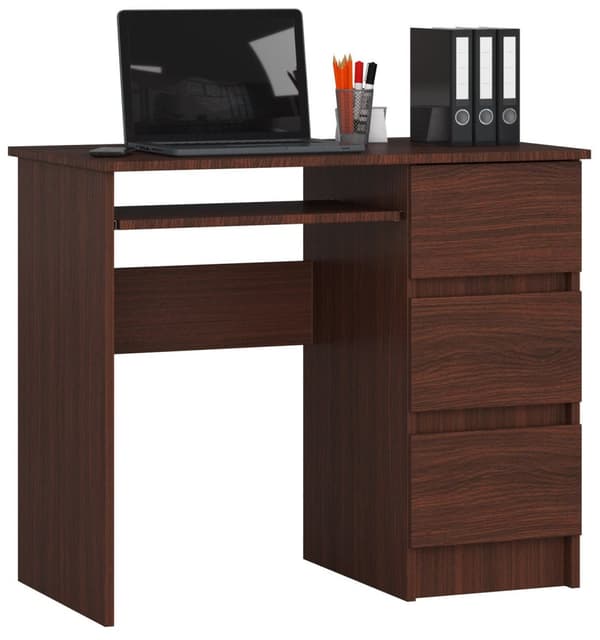 Skrivebord A-6 CLP WENGE Højre