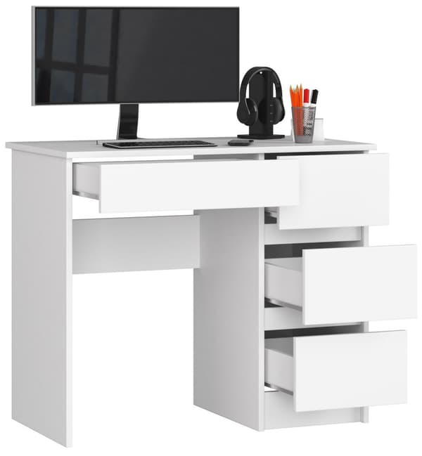 DATORBORD A-7 90 cm HÖGER VIT