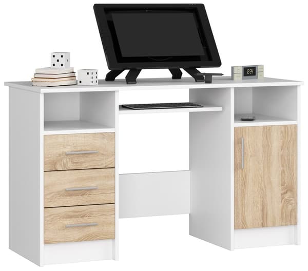 Skrivebord ANA PK HVID / SONOMA