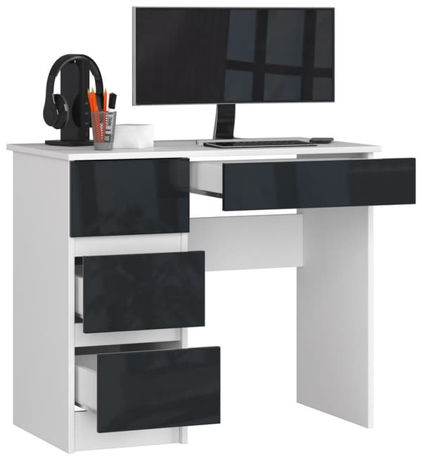 SKRIVEBORD A-7 CLP GRÅFIBER VENSTRE