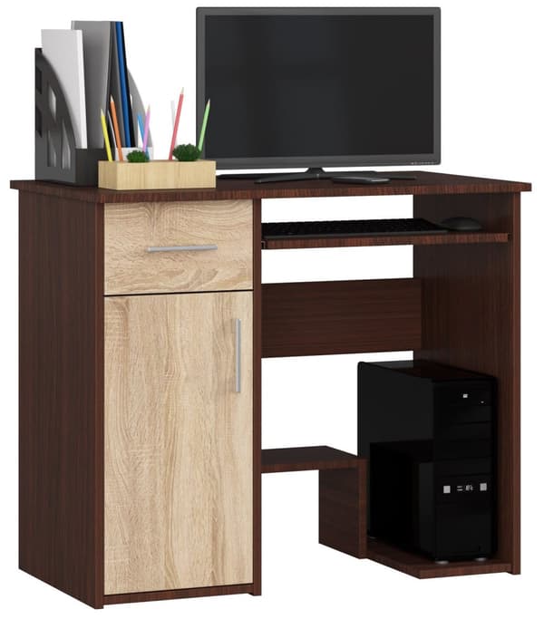 Skrivbord Jay 90 cm Wenge / Sonoma