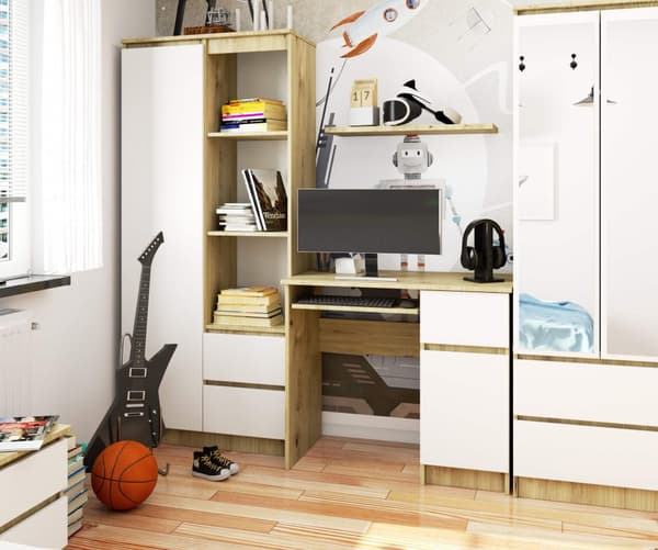 COMPUTERBORD PIKSEL ARTISAN / HVID - HØJRE