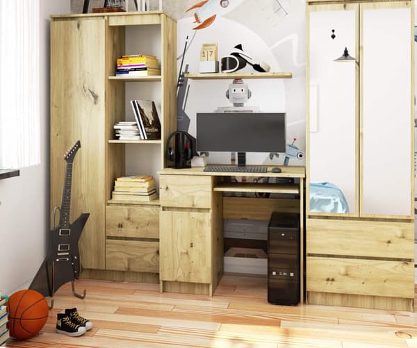 Computerbord 90 cm Piksel venstre - dåb artisan