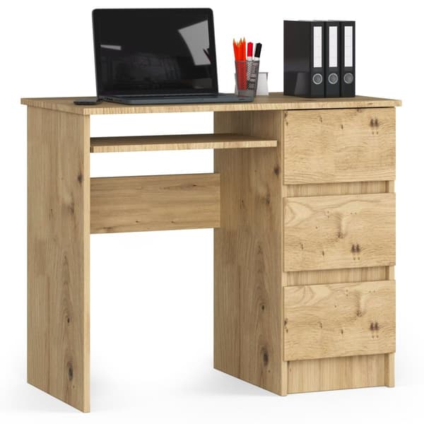 SKRIVEBORD A-6 CLP DÆMP ARTISAN HØJRE