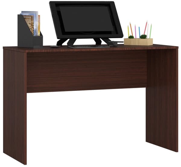 SKRIVEBORD B-17 PROST 120 cm WENGE FRISTÅENDE