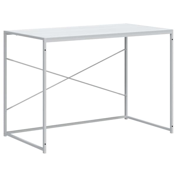 Datorbord vit 110x60x70 cm spånskiva