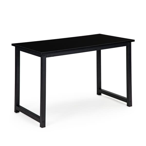 Trendy elevskrivebord med lamineret bordplade og metalben, 120x60x73cm