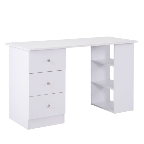 Rootz Multimedia Office Desk - Workstation - Studytabell - gott om lagring - 120L x 49W x 72H cm