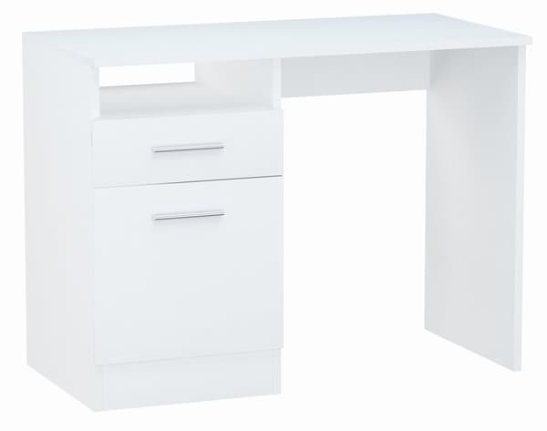 BODO DSP 100cm HVID skrivebord, kommode, hylde