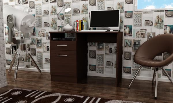 Skrivebordsskab BODO DSP 100cm VENGE wenge kommode