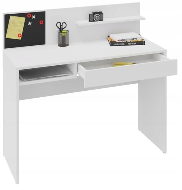 MAGNET pöytävalkoinen 110 cm levyinen säilytyslaatikko