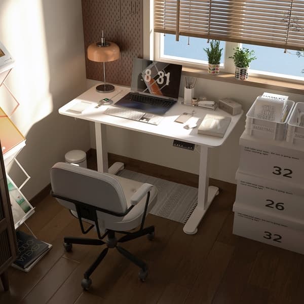 Rootz elektriskt justerbart stående skrivbord - Höjdjusterbart skrivbord - Sit Stand-skrivbord - Minnesfunktion - 120cm x 60cm x 72-116cm